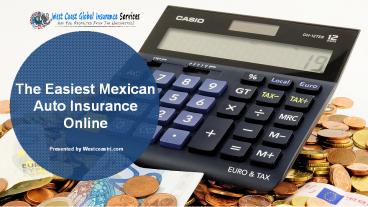 The Easiest Mexican Auto Insurance Online