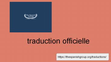 traduction officielle