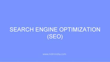 NIDM-The best institute for digital marketing