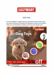Dog Toys