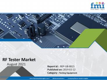 RF Tester Market