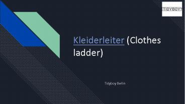 Holz Kleiderleiter (Clothes ladder)