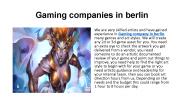 Gaming companies in berlin (1)