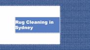 rug cleaning in sydney