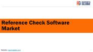 Global Reference Check Software Market
