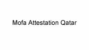 Mofa attestation qatar
