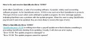 Quickbooks error 15106