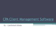 CPA Client Management Software - QuickstartAdmin