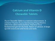 Vitamin D3 Chewable Tablets 60000 IU
