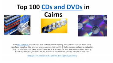 Top 100 CDs & DVDs in Cairns