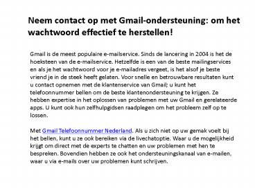 Contact Gmail nederland (1)