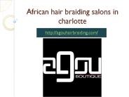 Braiding hair salons near Charlotte (1)