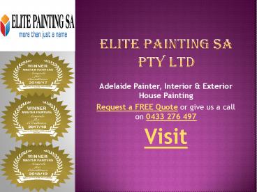 Why Should I Hire Professional Commercial Painters In Adelaide?