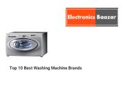 Top 10 washing machines in India  2021