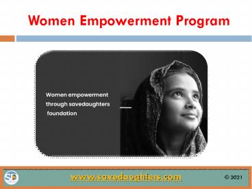 Women Empowerment Program in Jaipur | Savedaughters Foundation