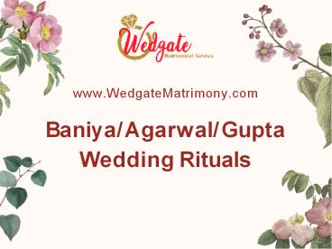 Best Baniya Matrimonial Services in Delhi NCR