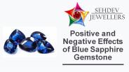Positive and negative effects of Blue Sapphire gemstone