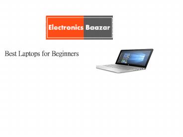 Best laptop for beginners