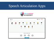 Speech Articulation Apps