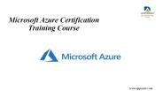 Microsoft Azure certificate training