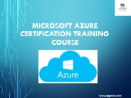 Microsoft Azure Certification Training Course