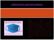 vetements personnalises