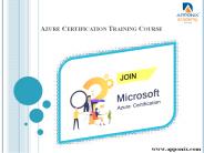 Azure Certification Training Course