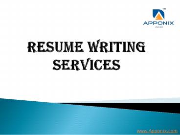 Resume Writing Services (1)