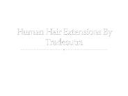 Human Hair Extensions By Tradesutra