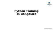 python training in bangalore