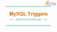 MySQL Triggers - StudySection