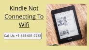 Solve Kindle Wifi Connection Failure Issue