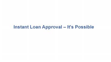 Get instant loan approval-Buddy Loan