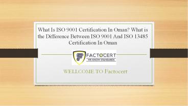 what is ISO 9001 Certification in Oman (1)