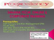 Proexcellency   provides  S4HANA FSCM  online  training. (1)