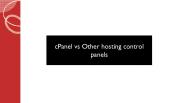 cPanel vs Other Hosting Control Panels