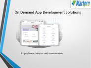 On Demand App Developemnt Solutions
