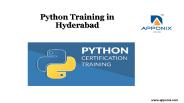 Python Training in Hderabad