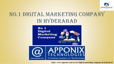 No.1 Digital Marketing Company in Hyderabad