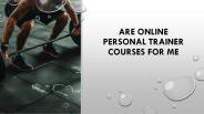 Best Online Personal Training Course