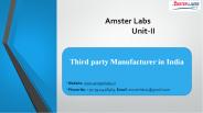 Ear Drop Third Party Manufacturer