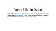 Volite Filler in Dubai