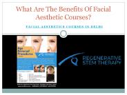 What Are The Benefits Of Facial Aesthetic Courses?