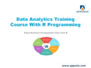 Data Analytics Training Course With R Programming