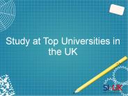 Study at Top Universities in the UK