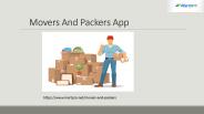 Movers And Packers App