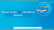 Sesame Seeds ( तिल ) Benefits in Diabetes