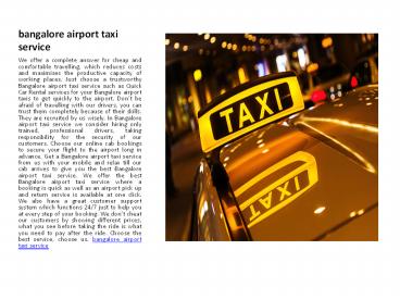 bangalore to belgaum cab