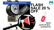 Quick Assignment sale |All subject  20% Off Sale