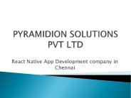 React native app development company in Chennai